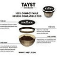 thumbnail image 7 of Tayst Medium Roast Coffee Pods | 30 ct. Medium Sample Box | 100% Compostable Keurig K-Cup compatible | Gourmet Coffee in Earth Friendly packaging, 7 of 7