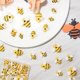 thumbnail image 3 of HADDIY Tiny Craft Bees 50 piezas pequeñas de resina de plástico, decoración de abejorros para adornos y decoración de mesa de fiesta de cumpleaños con temática de abejas, 3 of 5