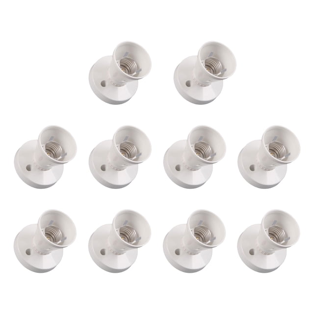 Adaptador de bombilla Toystoory 10 unids/set E27 soporte de luz colgante