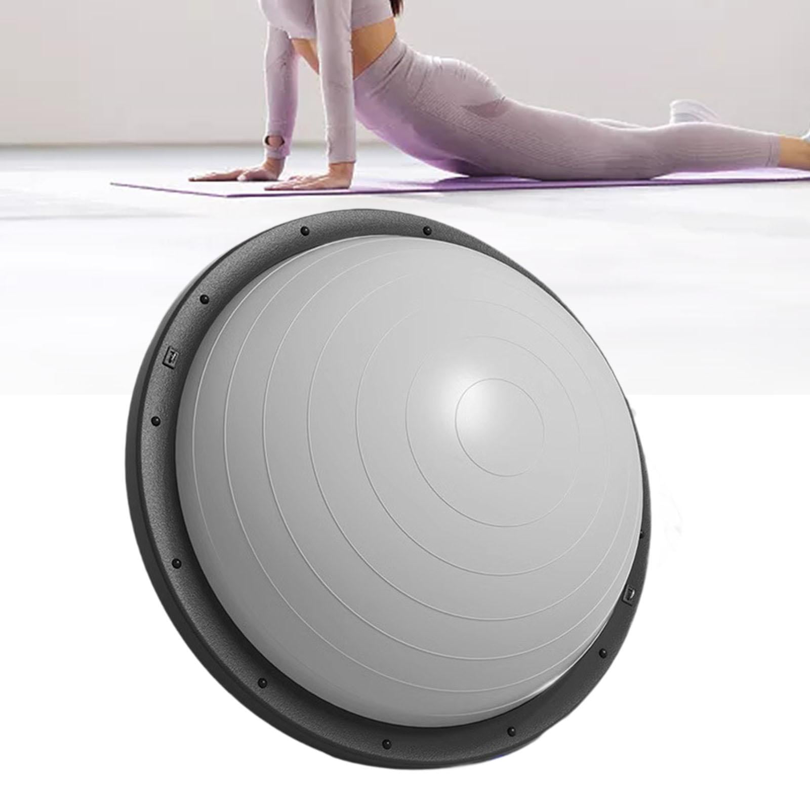 Colaxi Yoga Balance Ball Pilates Foot Semicircle Balance Ball Exercise Ball Half Ball Balance for Gym Home Workout Gymnastic A