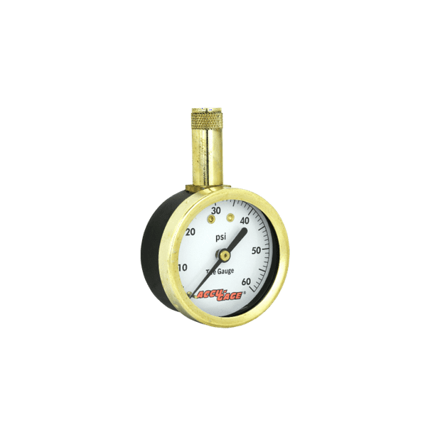 AccuGage by Milton Dial Tire Pressure Gauge with Straight Air Chuck 0