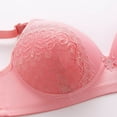 thumbnail image 6 of BiZtdJrK Bras for Women Push Up No Underwire Everyday Bra Breathable Comfortable Daily Bra with Soft Support, Watermelon Red, 42, 6 of 10