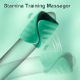 thumbnail image 2 of Male Masturbator Penis Training Vibrator, Sex Toys for Men 9 Modes Vibrating Trainer Stimulator Masturbation Cup Massager, Green, 2 of 6