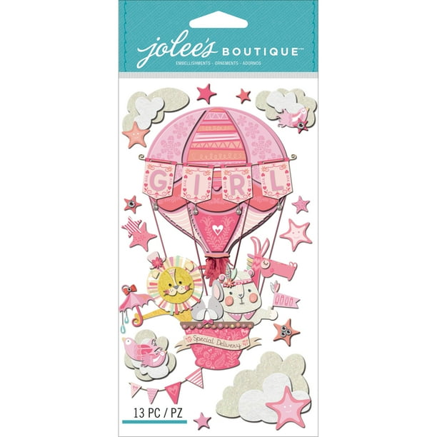 Jolee's Boutique Dimensions Stickers-Bébé Fille - Livraison Spéciale