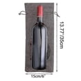 thumbnail image 4 of 1 To 10 Burlap Wine Bags Blind Tasting Drawstring Drawstring Pocket Wine Bottle Sleeves, 4 of 5