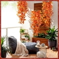 2-pack Hanging Plants Faux Plant Artificial Greenery For Living Room ...