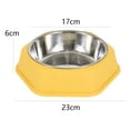 thumbnail image 2 of Suministros para mascotas de acero inoxidable para perros pequeños y medianos, cuenco individual antivuelco para perros y gatos MFZFUKR CPB-DE-SSW2418-4, 2 of 5