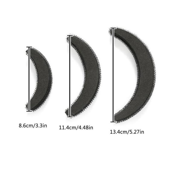 Hair Pads Hair Base 3Pcs/Set Hair Pads Hair Volume Increase Puff Hair Bun Maker Foam Sponge Bump Up Insert Base Hair Styling Accessories