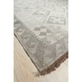 thumbnail image 4 of EORC UH01GY9X12 Hand-Knotted Wool Modern Flat Weave Rug, 9' x 12', Natural Grey Area Rug, 4 of 5