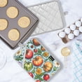 thumbnail image 5 of Yayeee Pot Holders Kitchen Heat Resistant with Pocket 7"x9.8" Cotton Oven Cooking Hot Pads, Floral Tomatoes, 5 of 7