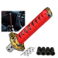 thumbnail image 2 of Samurai Sword Red Black Shift Knob Shifter Alloy Katana Adapters Universal 15cm, 2 of 9