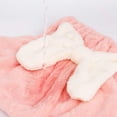 thumbnail image 4 of Toystoory Toalla para el cabello multifuncional de terciopelo coral, súper absorbente y conveniente para baño o spa moderno Juegos de accesorios de baño azul, 4 of 6