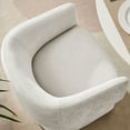 thumbnail image 5 of Verity Chenille Dining Armchair in Ivory, 5 of 10