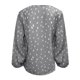thumbnail image 5 of Top de manga farol con estampado de lunares y cordón cruzado con cuello en V para mujer Fridja czfsfas4608, 5 of 5