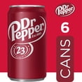 Dr Pepper Soda, 12 Mini Cans, 7.5 fl oz Each with 4x Disposable Cups ...