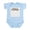 Sky Blue, variant on - Keesie & Toys! Infant Creeper - Baby Light Bodysuit, Size Newborn - 24 Months