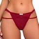 thumbnail image 1 of Gibobby Calzoncillos de encaje para mujer Tangas a rayas de cintura con logotipo personalizado, Bikini , tangas personalizadas, ropa interior de mujer(Vino,XL), 1 of 5