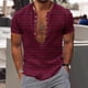 thumbnail image 5 of Camisas de Manga Larga para Hombres Impresión de Moda Casual Cuello Girado Abajo, Blusa Transpirable para Eventos Diarios, Deportivos Y Especiales, 5 of 5