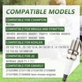 thumbnail image 4 of GUYUTING 2 Pack Spark Plug for Champion RC12YC Briggs Stratton 499608 Kohler 531308128 JD 2829 Metal Ceramic Easy Install, 4 of 11