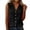 *Black, variant on VBVC Women's V-Neck Button Down Tank Top,Ladies Sleeveless Ruffled Notch Collar Blouse,Summer Office Work Cami For Women,Black,S-2XL