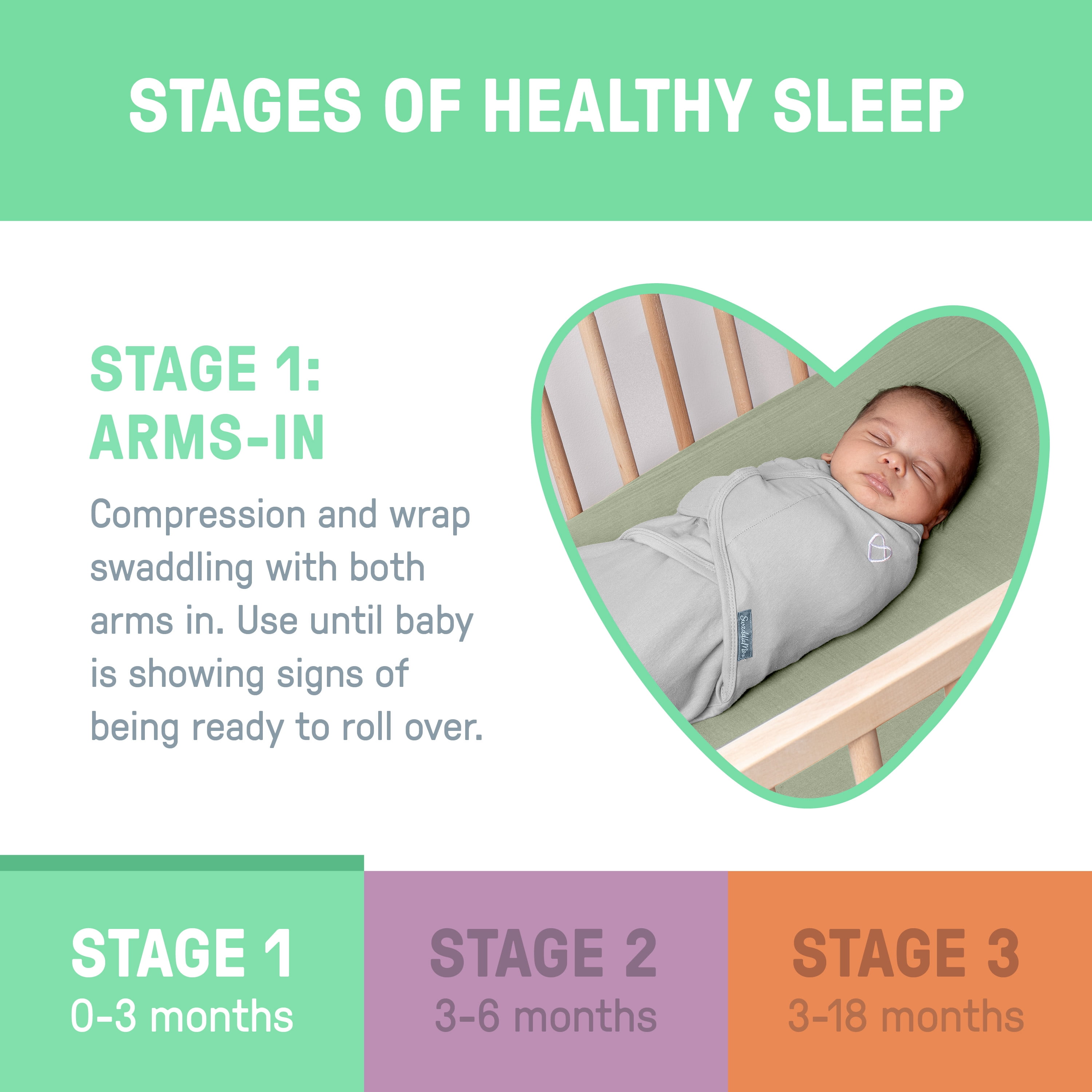 SwaddleMe by Ingenuity Original Swaddle - Lady Bug Picnic
