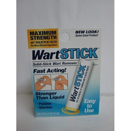 Wart Solid-Stick Max Strength Painless & Odorless Removal 0.2 oz, 3-Pack