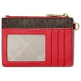 thumbnail image 2 of Michael Kors Women's Signature Jet Set Small Top Zip Card Case Wallet (Crimson), 2 of 4