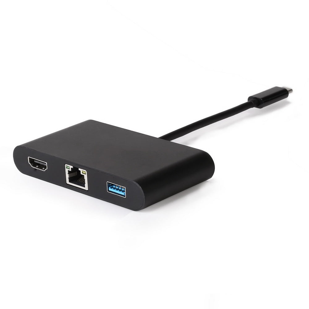 axGear USBC to HDMI / USB 3.0 OTG / Gigabit Adapter w/ USB 3.