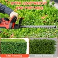 thumbnail image 6 of 22'' Cordless Hedge Trimmer, 24V Bush Trimmer, Handheld Hedge Cutter with 2 * 3.0Ah Batteries, Lightweight & Compact Trimmer, 6 of 8