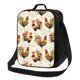 thumbnail image 1 of Balery Colorful Roosters Caja de Almuerzo y Bolsa de Almuerzo para Hombres y Mujeres, Bolsa de Almuerzo Reutilizable con Gran Capacidad, Bolsa de Almuerzo Aislada, 1 of 7