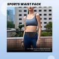 thumbnail image 3 of Bag Fanny Pack Hip Waist Festival Money Pouch Belt Wallet Sport Holiday Kids Black,1 x Bag,Black, 3 of 4