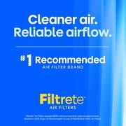 Filtrete 20x20x1 HVAC Furnace Air Filter, MPR 1500 MERV 12, Allergen, Bacteria and Virus, 1 Filter