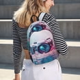 thumbnail image 5 of Lsque Vintage Camera Splash Art Pattern Canvas Daypack, Durable Backpack, High-quality Versatile Backpack,Vintage Compact Backpack-Small, 5 of 6