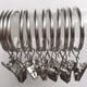thumbnail image 4 of 30 piezas de ganchos para cortinas, resistentes, de metal, para fotos, calcetines, ropa interior (plateados), 4 of 6