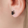 thumbnail image 5 of 1pair Stylish Black Spider Earrings - Perfect Holiday Gift for Girls, 5 of 5