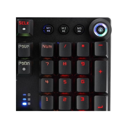 UPC: 0783750009744 | Adesso Rgb Programmable Mechanical Gaming Keyboard With Detachable Magnetic Palmrest