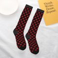 thumbnail image 4 of Daiia Sports Socks Red Beautiful Lips Printed Novelty Crew Socks for Men Women Knee High Socks Cotton Socks Soft & Breathable Support Unisex Socks, 4 of 9