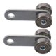 thumbnail image 5 of IFANLANDOR 2Ud Carro De 2 Para Puerta De Color Plata Resistente Y Duradero, 5 of 8