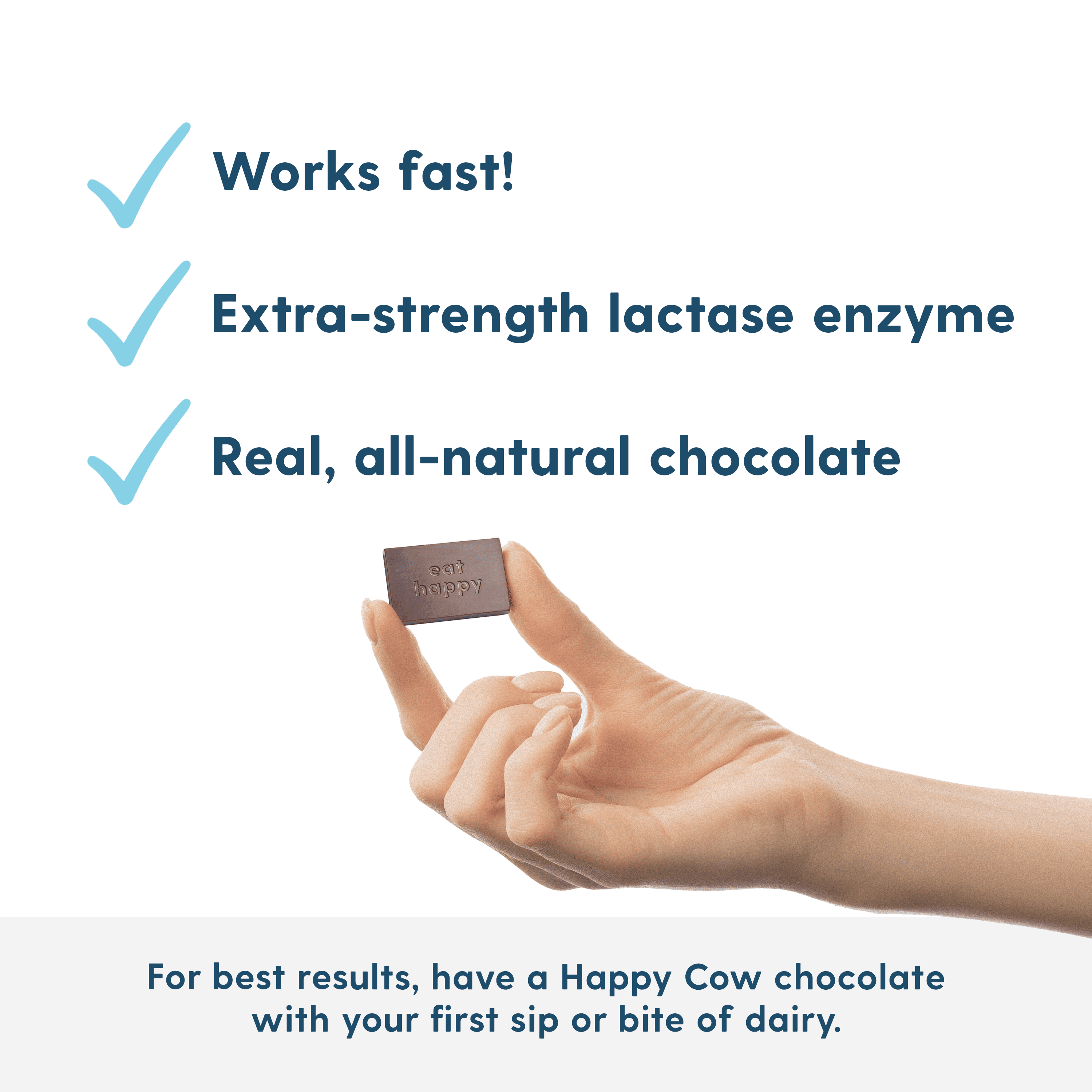 (2 pack) Happy Cow Lactase Supplement Fast Actine Dairy & Lactose Intolerance Relief, 7 Count