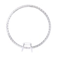 thumbnail image 2 of yuksok Embroidery Hoop Round Cross Stitch Hoop Display Frame 16cm Versatile Spring Tension Embroidery Frame for Needlework Wedding clear, 2 of 9