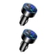 thumbnail image 3 of Kenally Adaptador de carga para automóvil Reemplazo digital Interfaz USB de carga rápida Adaptador para vehículo automotriz Toma de Negro 2piezas, 3 of 6