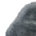 thumbnail image 3 of Safavieh Sheep Skin Rug Collection Animal Boho, Contemporary, Hand Made Steel Blue Runner Rugs, 2' x 6', 3 of 5