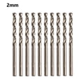 thumbnail image 1 of 10 Pcs 1-5Mm Cobalt Hss Foret M35 pour Perçage en Acier Inoxydable Travail du Métal 10 Pcs 2Mm, 1 of 7