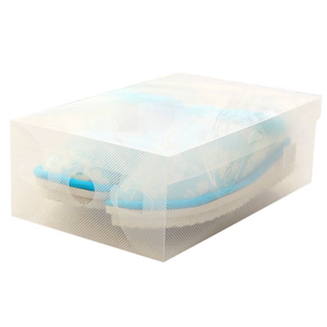 Less Than 5 Home Textile Storage Multifunctional Color Plastic Storaget Box, Clear Foldable Shoe Storage Boxes