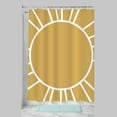 thumbnail image 6 of Vintage Sun Shower Curtain 70''s Retro Boho Abstract Art Shower Curtains Sets for Bathroom Groovy Waterproof Stall Bath Curtain with 12 Hooks Rings 72x72in, 6 of 6