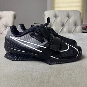 Nike Romaleos 4 'Black White' Weightlifting Shoes Men's Size 9.5
