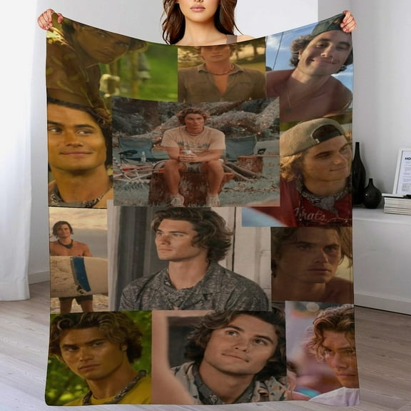 Outer Banks Blanket, Soft Cozy Fluffy Plush Throw Blanket for Boys Girls Young Adults, Warm Flannel Blanket for Living Room Bedroom Couch Bed 30"x40"