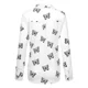 thumbnail image 3 of Blusa Moda Casual Holgada Elegante Manga Larga Para Mujer,Azul,XL, 3 of 5