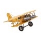 thumbnail image 2 of Biplane Aircraft Figurine Sculpture Collectibles Regalos Modelo de avión de avión artesanía para el estante de entrada Desktop de oficina en el hogar Amarillo, 2 of 8