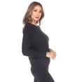 thumbnail image 2 of White Mark Women's Banded Dolman Top, 2 of 6